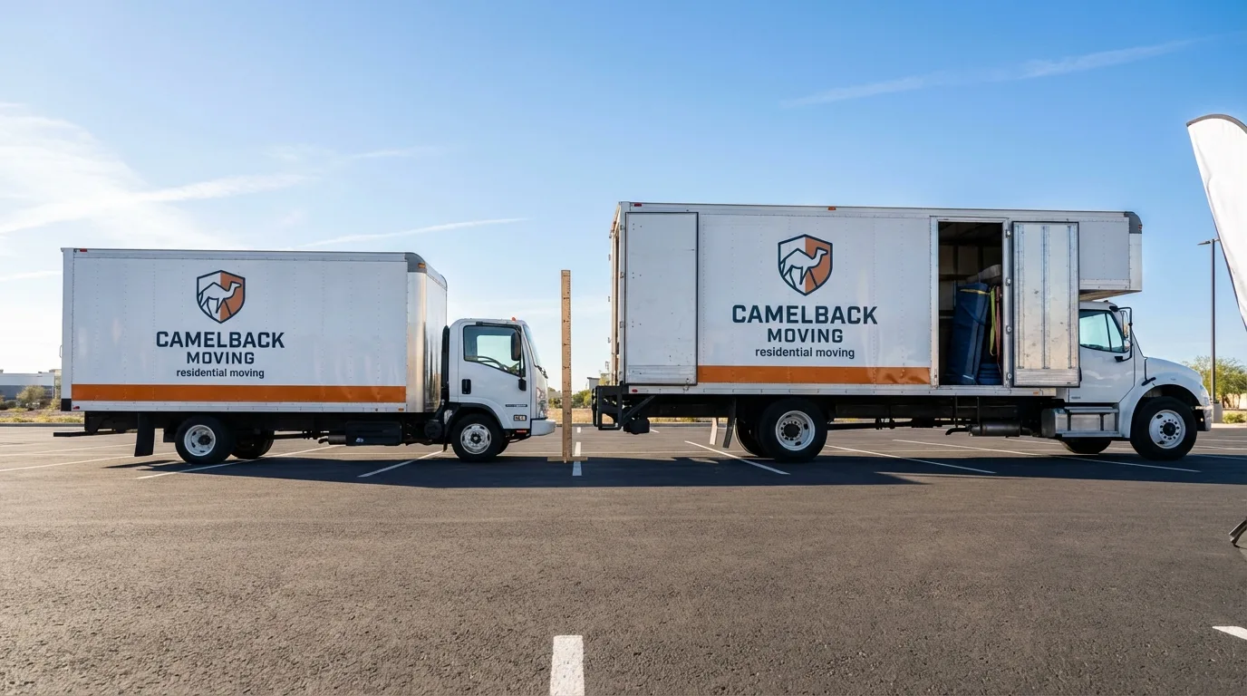 Moving truck size capacity guide in Magnolia